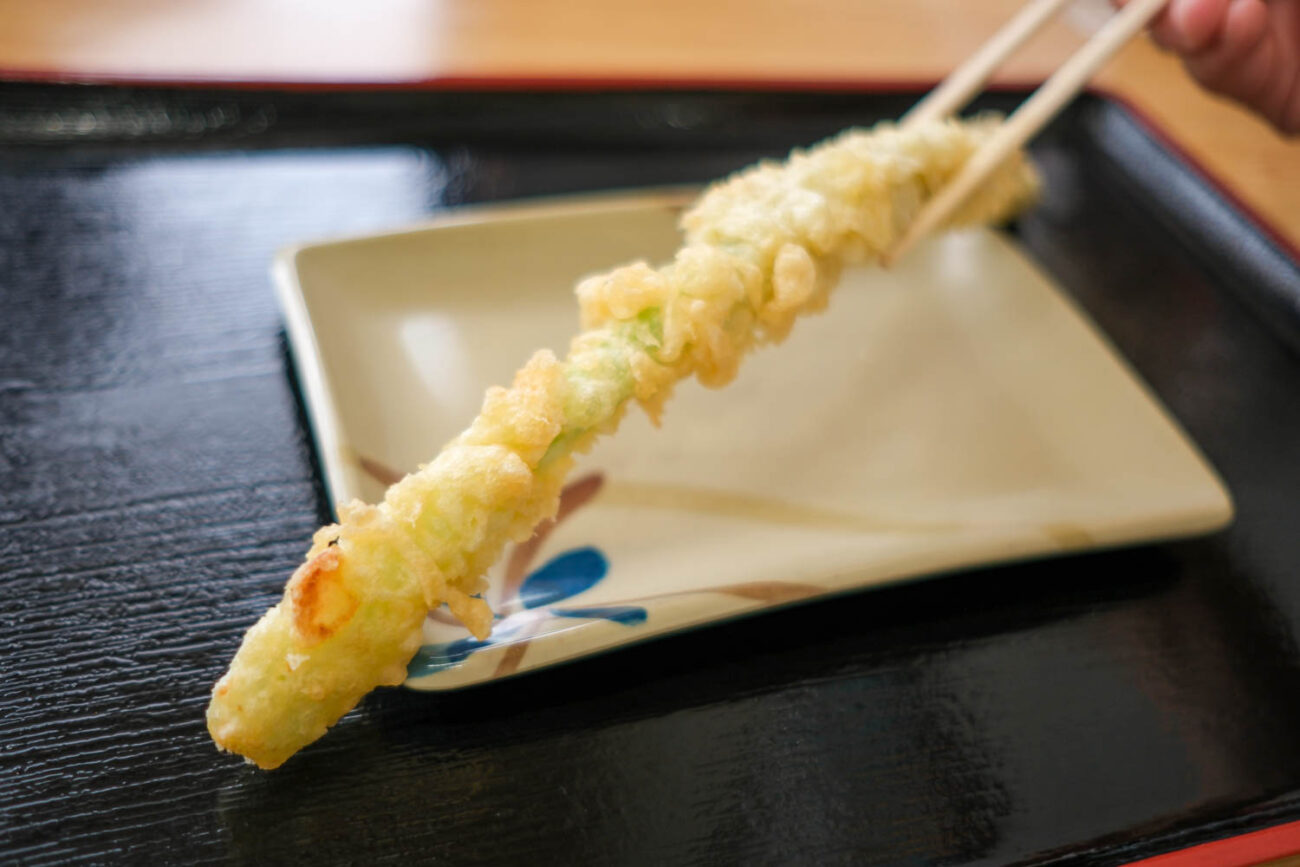 めりけんや丸亀店のさぬきのめざめの天ぷら